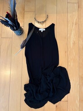 Goth  Black Pretty Angel Tank Whimsygoth Dress Lg
